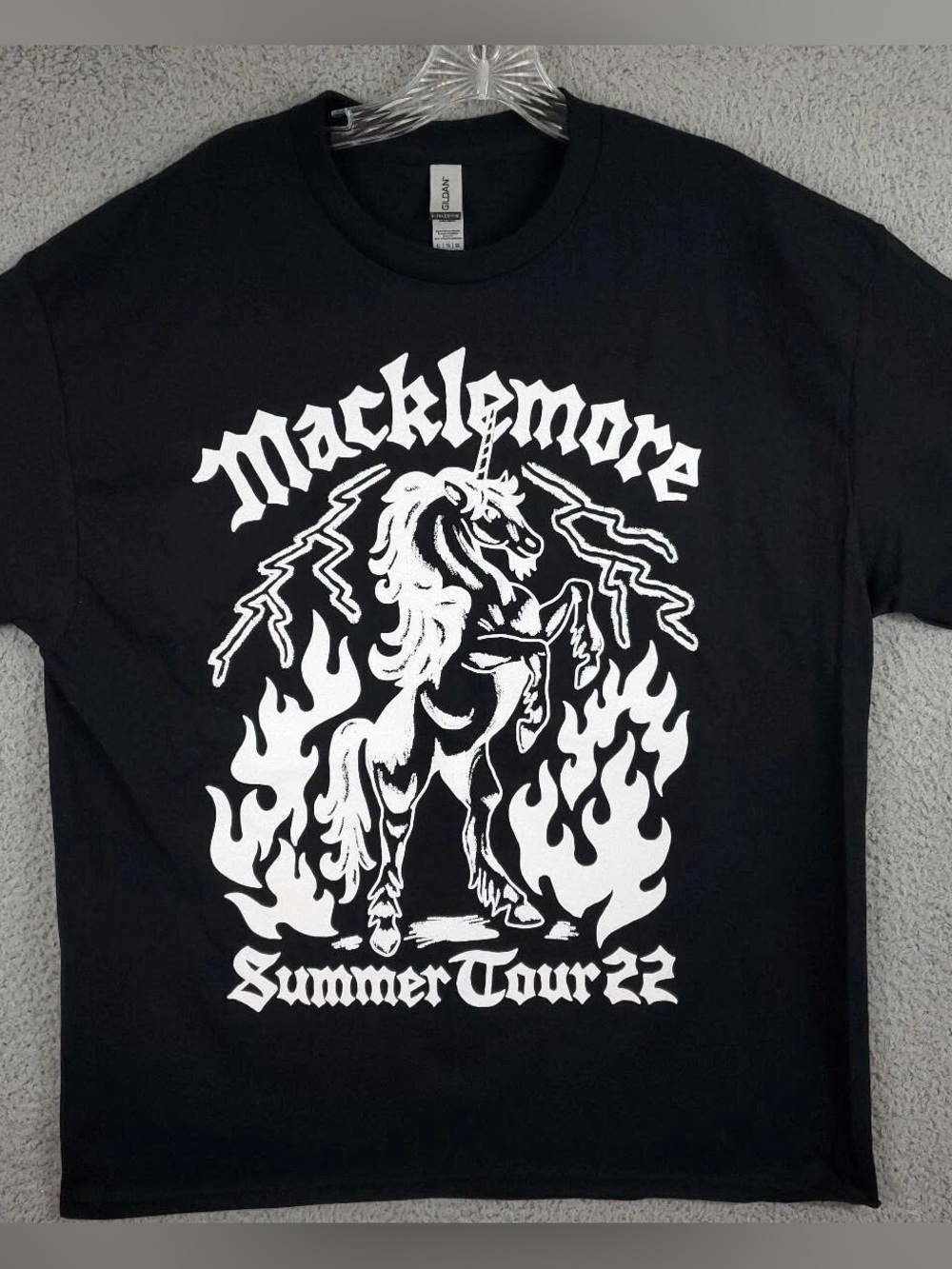 Black Short-Sleeve Macklemore Unicorn Tour Tee